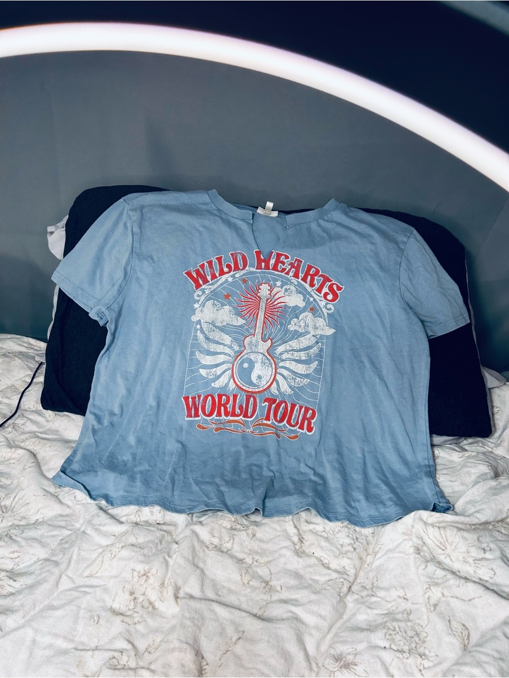 Self Esteem Blue Wild Hearts World Tour Graphic Tee
